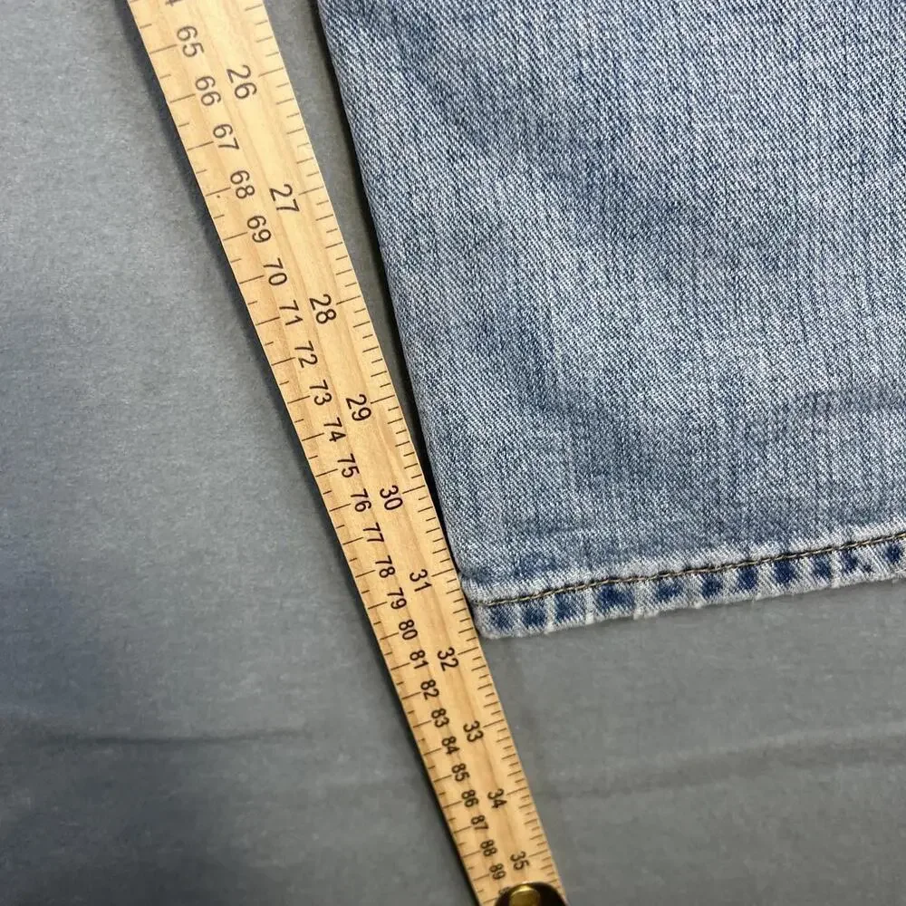 Vintage Levis 550 Jeans Mens 38x32 Blue Light Wash Relaxed Straight Denim Y2K